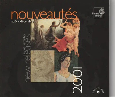 CD Bach, Beethoven a.o. Nouveautés / New Releases August-December 2001 DIGIPAK