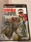 PS2 Playstation Rapala Pro Bass Fishing  game ( free ship to Canada  )
