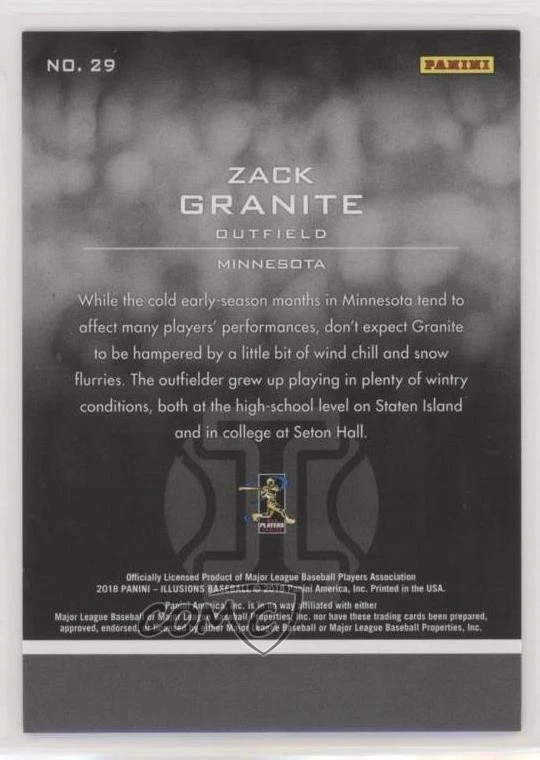 2018 Chronicles Illusions Trophy Collection Red /25 Zack Granite #29 Rookie RC - Image 2 of 2