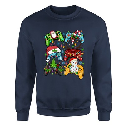 Christmas Controller Holiday Family Sweater Xmas Gamer Pullover