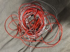 bundle of heater cartridge wires and thermistors typically used in 3D printer