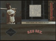 Bobby DOERR 2004 Leaf Limited Lumberjacks Jersey Relic #LJ-6 /100 Red Sox HOF