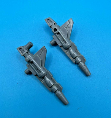 Original G1 Transformers Pretender SKULLGRIN MALE + FEMALE LASER GUN weapons lot
