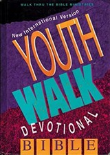 The Youthwalk Devotional Bible Hardcover Bruce Wilkinson
