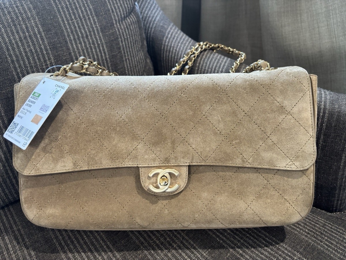 Chanel Suede Maxi flap 2026 NEW Matthieu Blazy