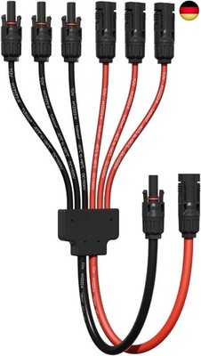 enernova Solarkabel Y-Verteiler, 4mm²-6mm² Solar-Anschlusskabel, IP68 W