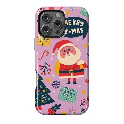 Cute Santa Claus Merry Christmas Tough Case For iPhone 17 16 15 14 13 12