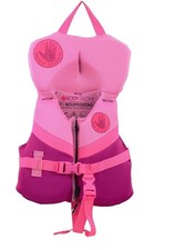 Body Glove INFANT Evoprene PFD 33lb Life Jacket Head Support Pink NWT
