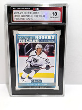 Quinton Byfield - 2021-22 O-Pee-Chee - KSA Graded 10 - Rookie Card - #507. rookie card picture