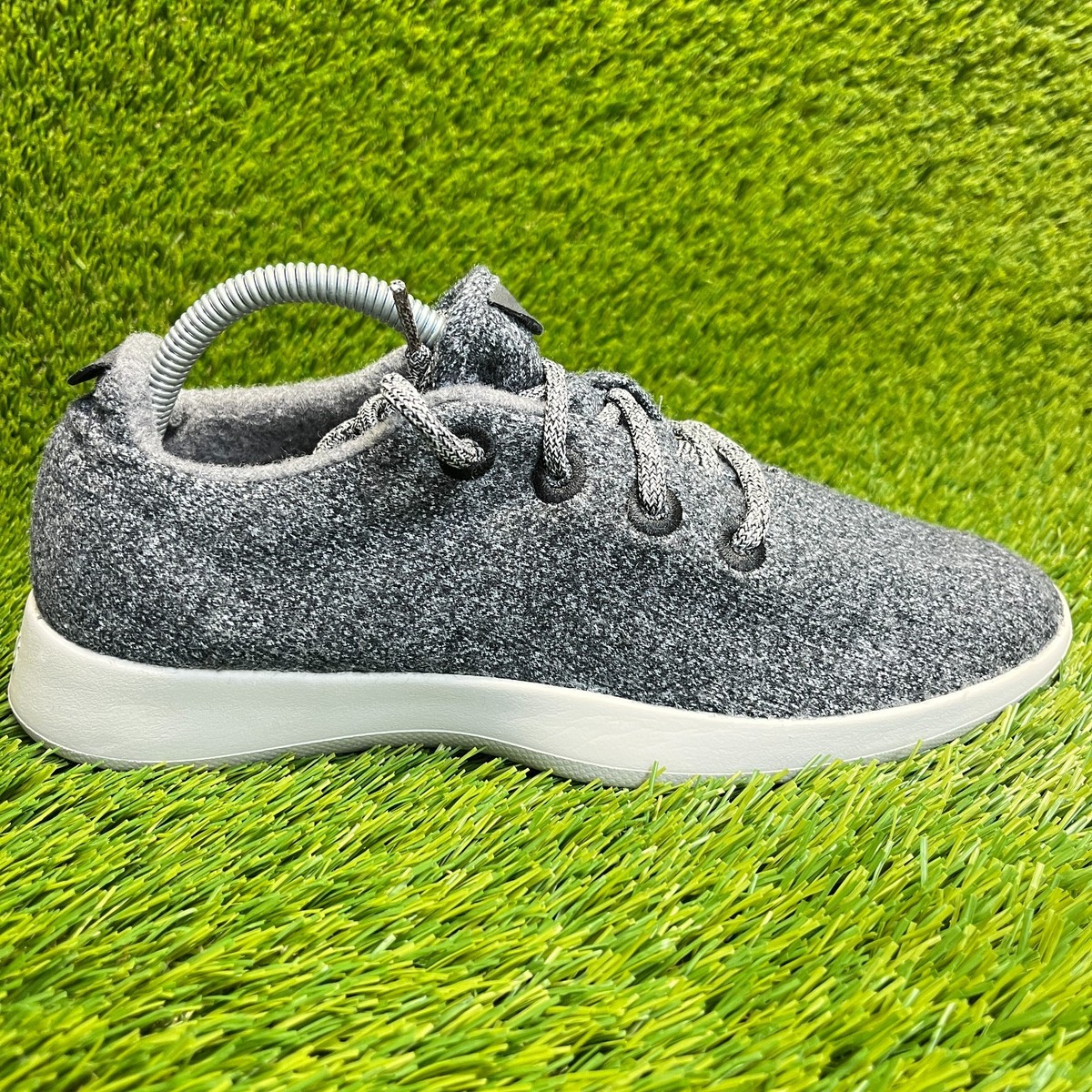 Mens Allbirds Gray Wool Runner Sneakers Athletic Shoes Men main image 3