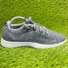 Allbirds Wool Runners Mens Size 9 Gray White Athletic Walking Shoes Sneakers