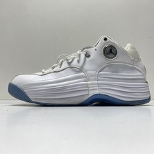 Sneakers Jordan uomo Team 1 in pelle bianca taglia 10