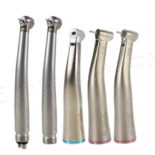 Dental LED High Speed Handpiece /1:5 1:1 Fiber Optic Contra Angle Handpiece UK