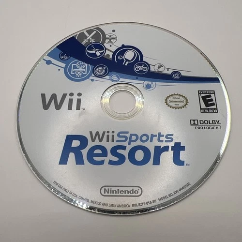 Nintendo Wii Sports Resort Freshly Resurfaced Tested Working Disc Only