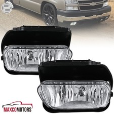 Fog Lights Fits 2003-2006 Chevy Silverado Avalanche 1500 2500 Lampsswitch Pair