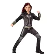 Black Widow Morden Future Body Jumpsuit Child Kid Girl Costume Halloween Cosplay