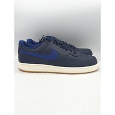 Nike Court Vision Lo Shoes Mens Size 11.5 Midnight Navy Royal Blue CD5463-400