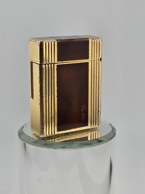 Vintage S.T. Dupont Line 1 Tortoise Shell Laque De Chine Gold