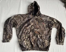 ScentBlocker Plus Buglite Camo Hunting Jacket Men Large Hooded Lined