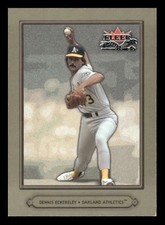 2002 Fleer Fall Classic #82 Dennis Eckersley Oakland Athletics