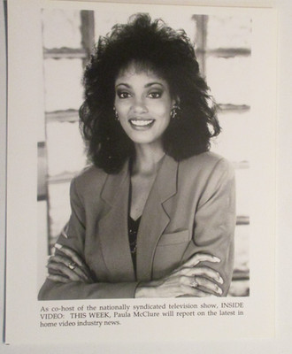PRESS PROMO PHOTO TV SHOW INSIDE VIDEO THIS WEEK HOST PAULA MCCLURE 8X10 U221