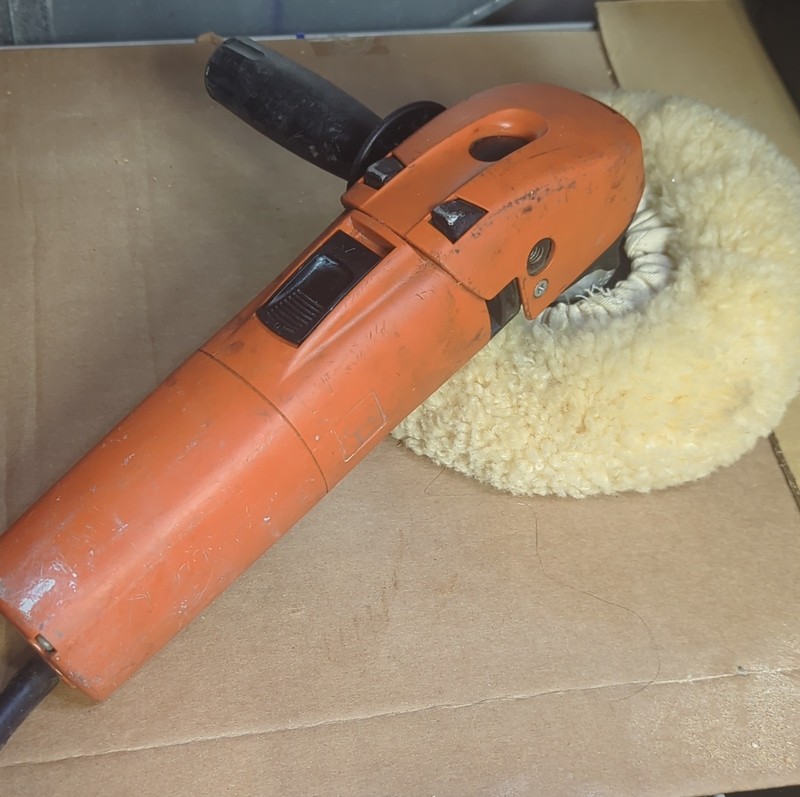 FEIN WPO 12-27 E Corded Electric Rotary Polisher 1200W Orange