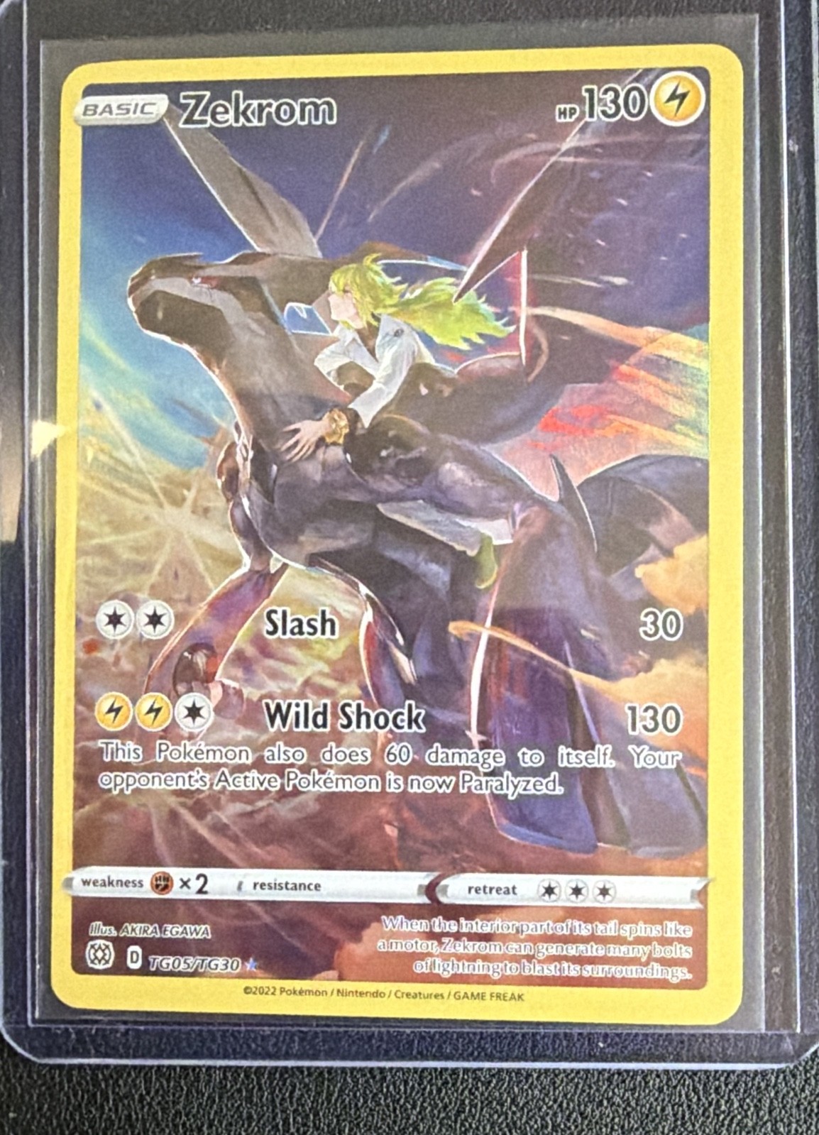 Zekrom TG05/TG30 Swsh09: Brilliant Stars Trainer Gallery Holo