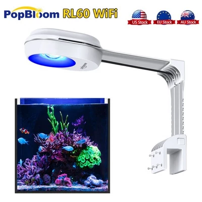 PopBloom 60W Led Light Aquarium Saltwater Nano Fish Tank Light for Marine Coral