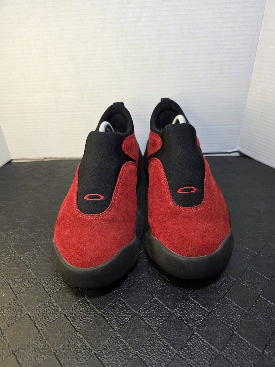 Vintage 1990's Red Suede Oakley Flesh Shoes! | eBay