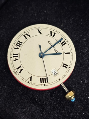 #ad CARTIER COUGAR CAL 87 SWISS MADE MOVEMENT FOR PARTS OR REPAIR $299.99