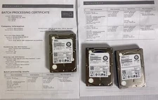 Lot of 3 Toshiba Dell AL13SXL600N 600GB SAS 2 2.5 in Enterprise Hard Drive