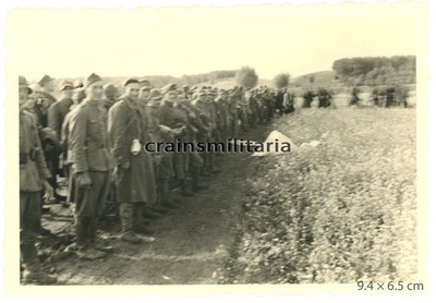 Orig. Foto polnische Gefangene 1.Pz.Div. in Polen 1939