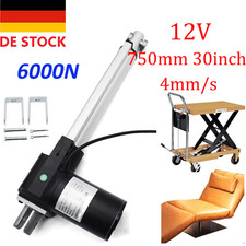 12VLinearantrieb 6000N 750mm Max. Hub Elektrische Zylinder Linear Actuator Motor