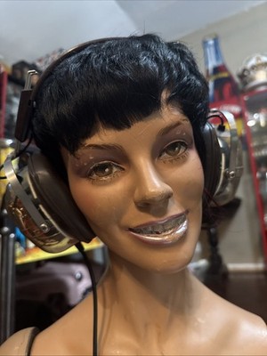VTG Superex Stereophones PRO B VI See Thru CLEAR Exterior EXC, 1 Headphone Works