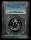 1964 PCGS PR68 Washington Quarter [081DUD]