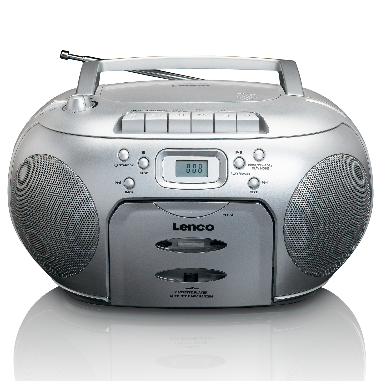 Thumbnail - Lenco Scd-420 - Tragbares Fm-radio Mit Cd-player Und Kassettendeck -
