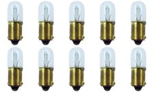 10x 1893 Miniature Light Bulb Gauge Cluster Instrument Panel 12v T-3.25 Ba9s Lot