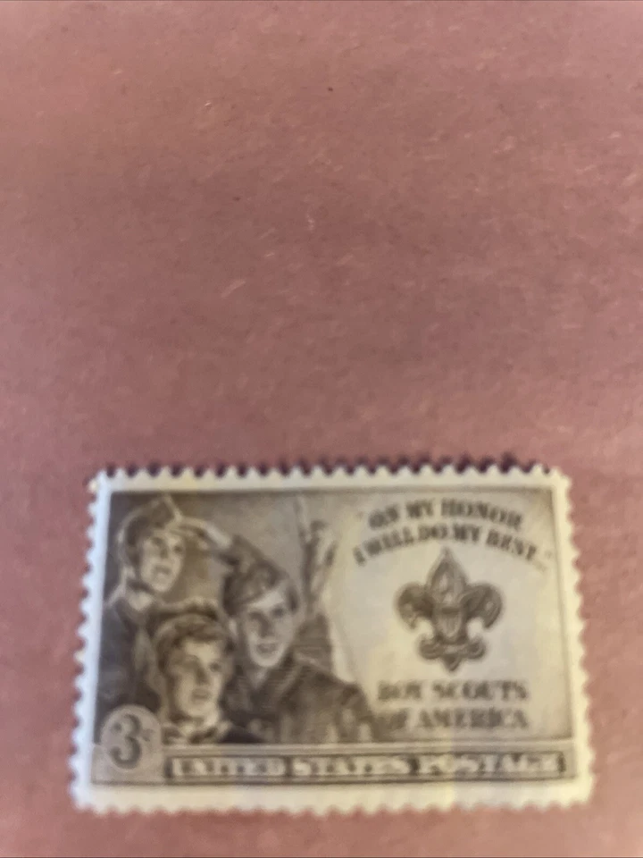 3 - 1950 US Stamp Scott #995 - 3 Cent - Boy Scouts - MNH/OG/VF - Image 3 of 3