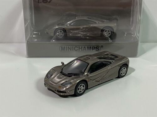 Minichamps 870133824 McLaren F1 Roadcar 1994 Grey Metallic 1:87 Scale