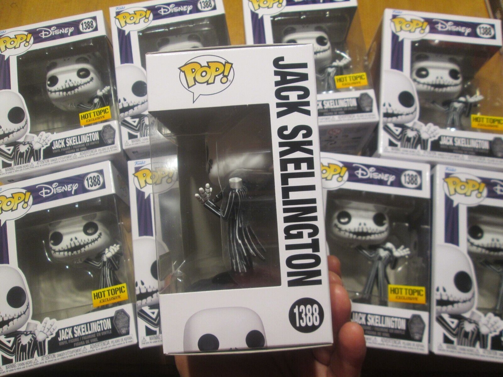 Pop Funko Jack Skellington #808 Cara Assustadora Disney NBC