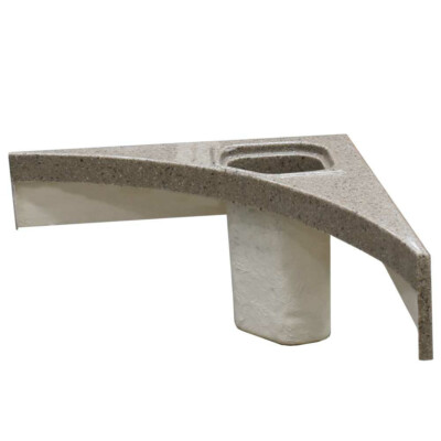 Misty Harbor Pontoon Boat Triangle Sink Countertop 3968HKS | Faux Granite