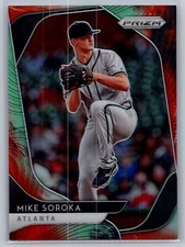 2020 panini prizm baseball mike soroka cosmic haze prizm #170