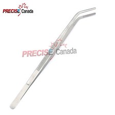 12" Curved Tweezers  Herp Feeding Tool  Snake Reptile Stainless Steel