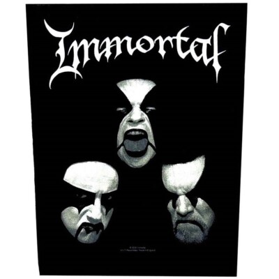 IMMORTAL official XLG back patch -FACES