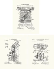 Blickensderfer Typewriter patent prints To Frame 