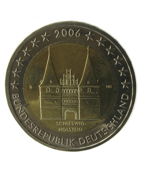 Allemagne, Millésime 2006, Monnaie de 2 Euro, Comémo Région Schleswig Holstein