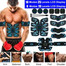 EMS Ab Trainer Arms & Hips Muscle Stimulator Abdominal Training Abs Massager USA