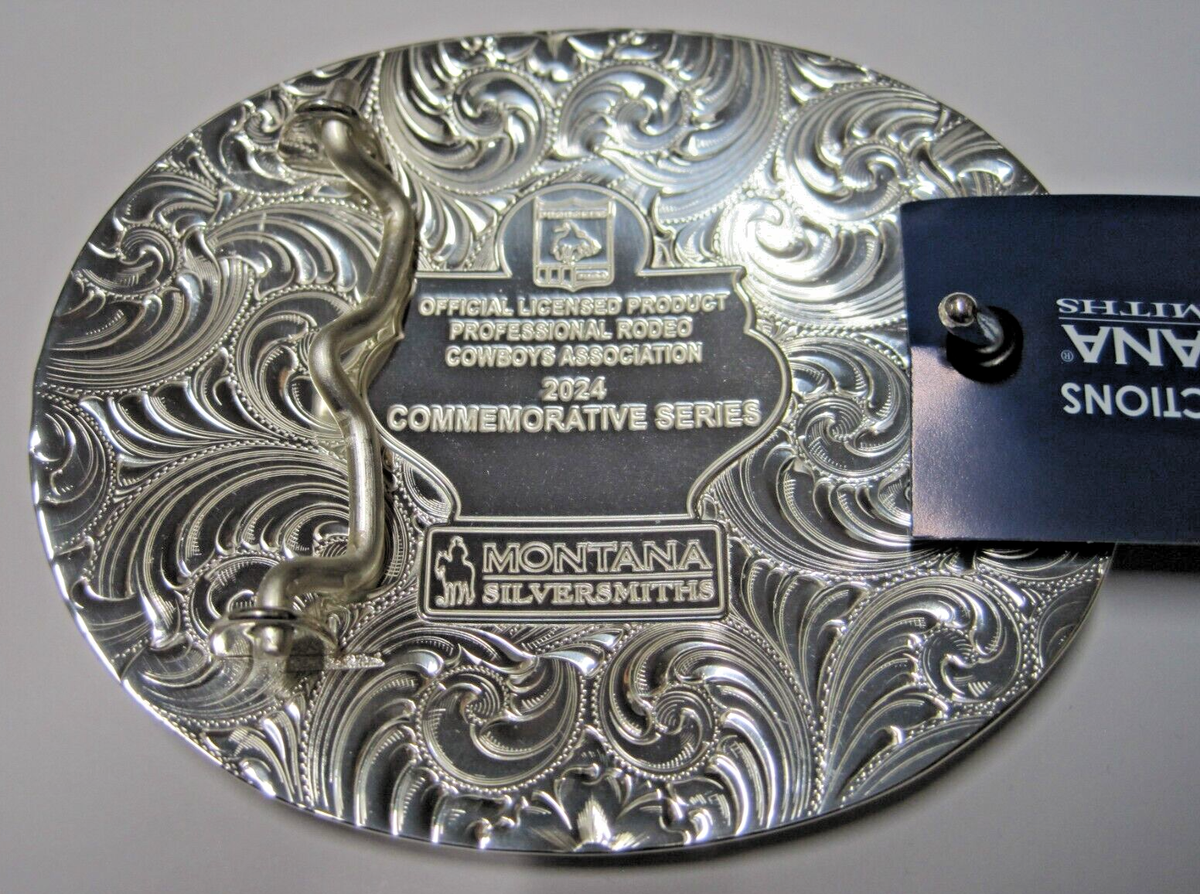 National Finals Rodeo 2024 Montana Silversmiths NFR Buckle