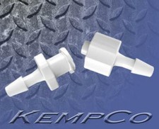 (50) 5/32" x 5/32" Hose-Barb WHITE NYLON Twist-Connect Male Female Luer to Hose