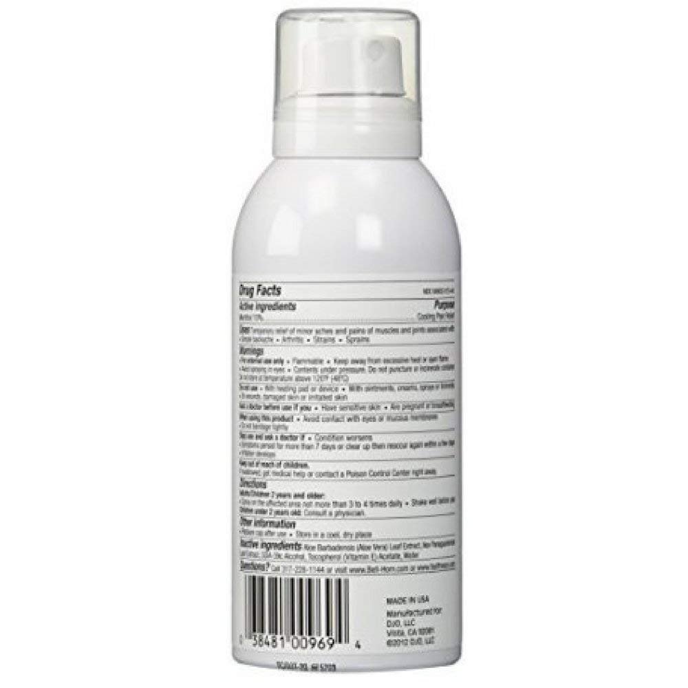 Fast Freeze Naturally Cool Pain Relieving Spray Greaseless & No Stain ...